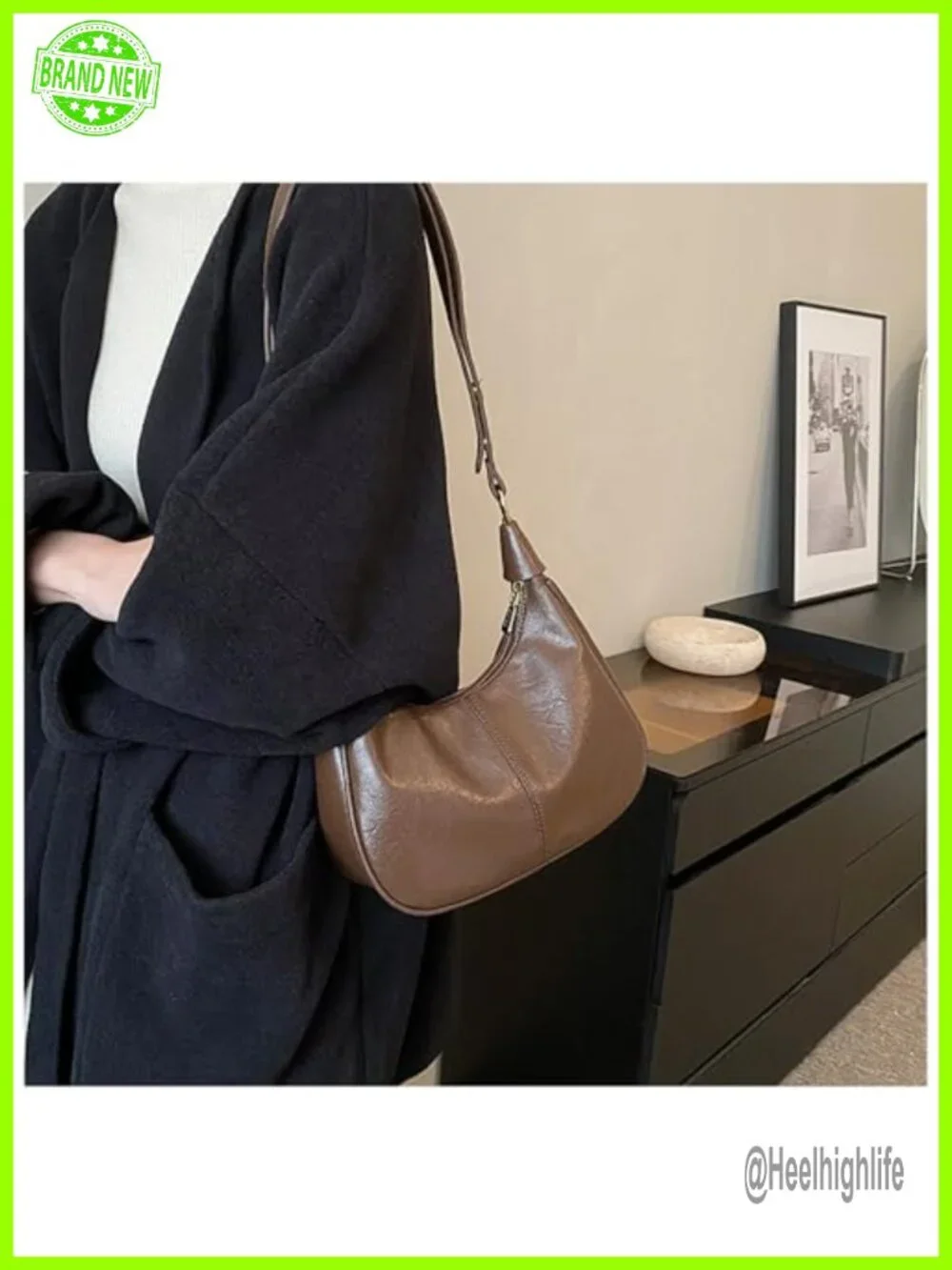 Women's Hobo Bag Crossbody Purse PU Leather Shoulder Bag